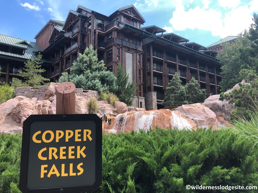 Copper Creek Falls Disney's Wilderness Lodge Fan Site